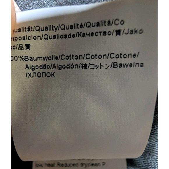 HUGO BOSS Men's Gray Full Zip Jacket Lined Elbow Patch 100% Cotton Designer Med - Picture 12 of 16